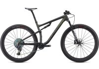 Specialized S-Works Epic SATIN/GLOSS CARBON/COLOR RUN SILVER - GREEN CHAMELEON XL